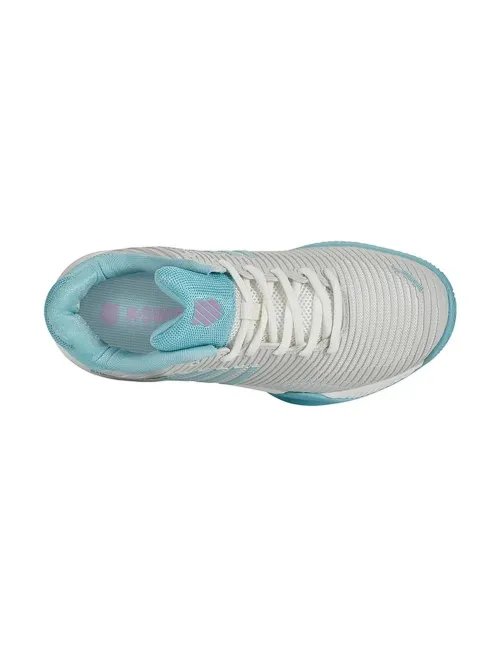 Kswiss Hypercourt Express 2 Hb Mujer Blanco Azul | Ofertas de pádel
